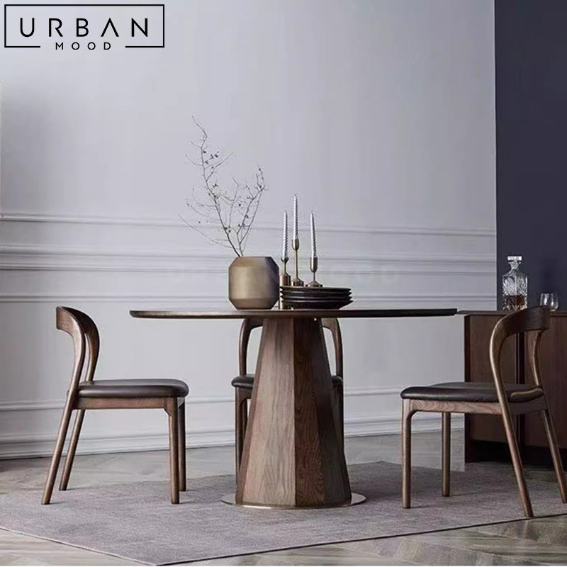 POUNC Modern Solid Wood Dining Chair