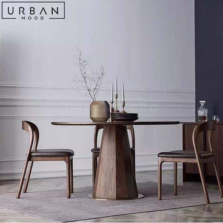 POUNC Modern Solid Wood Dining Chair