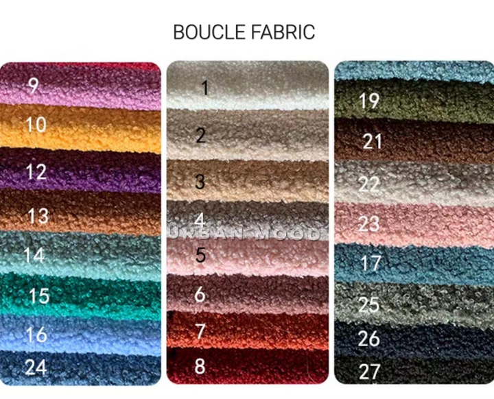PORT Modern Boucle Armchair
