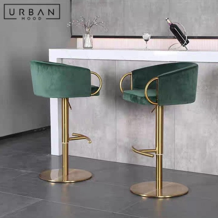 RADICE Modern Leather Bar Stool