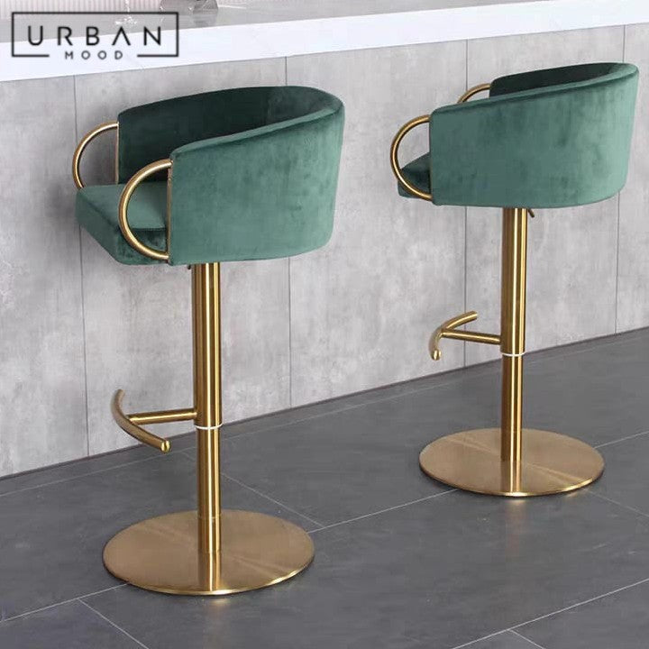 RADICE Modern Leather Bar Stool