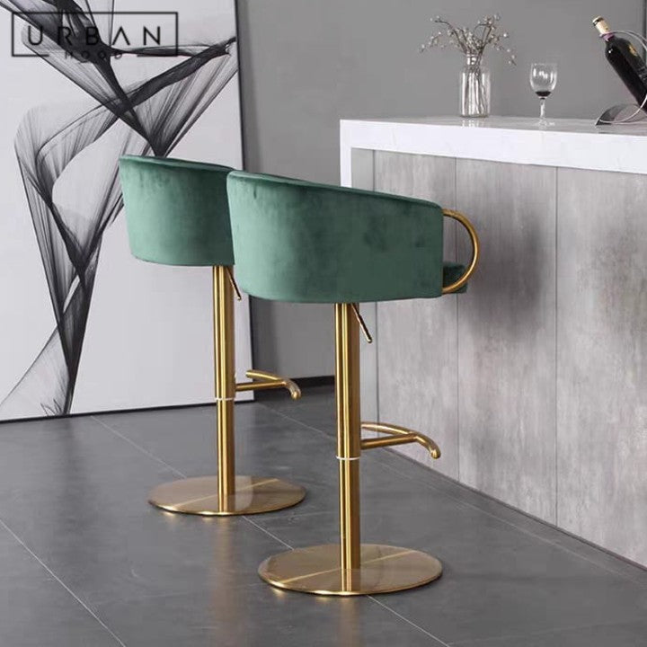 RADICE Modern Leather Bar Stool