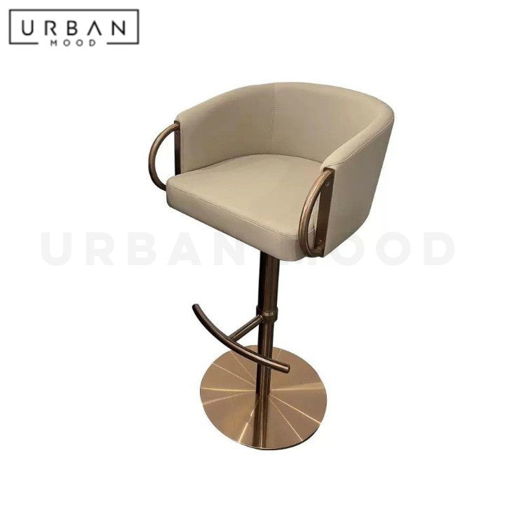 RADICE Modern Leather Bar Stool