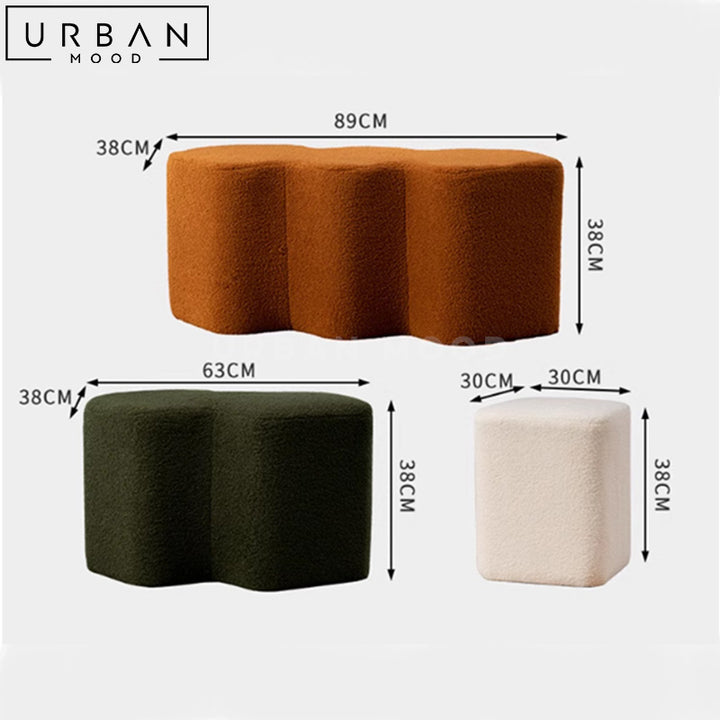 RCURE Modern Boucle Stool