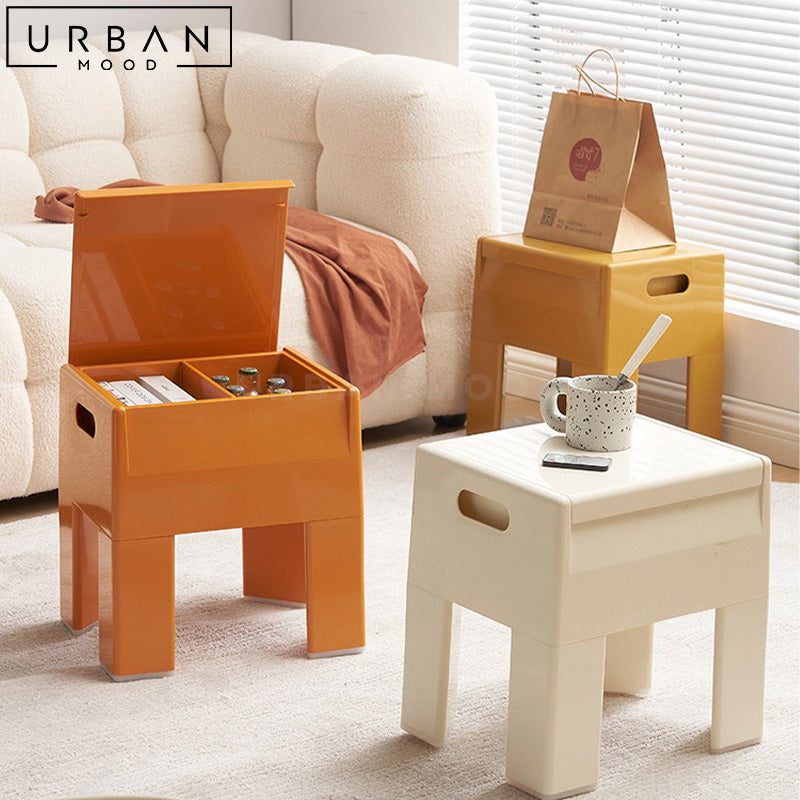 RIANO Modern Storage Stool Urban Mood