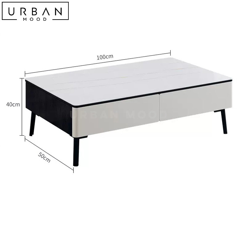 ROSSI Modern TV Console & Coffee Table