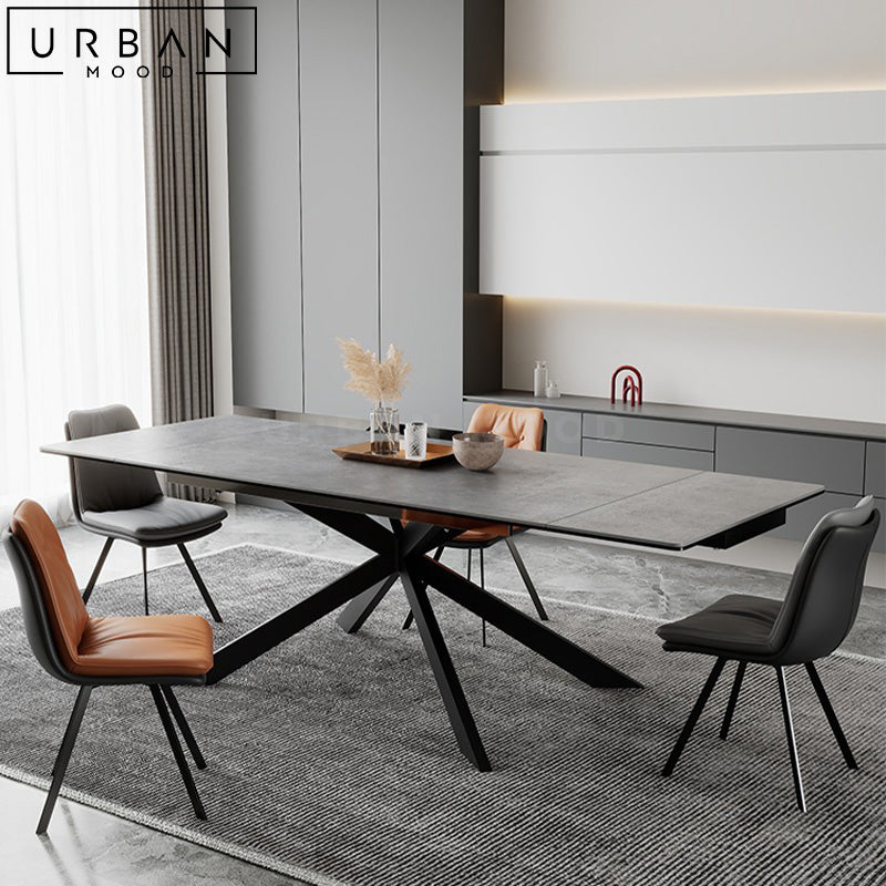 RSON Modern Extendable Sintered Stone Dining Table