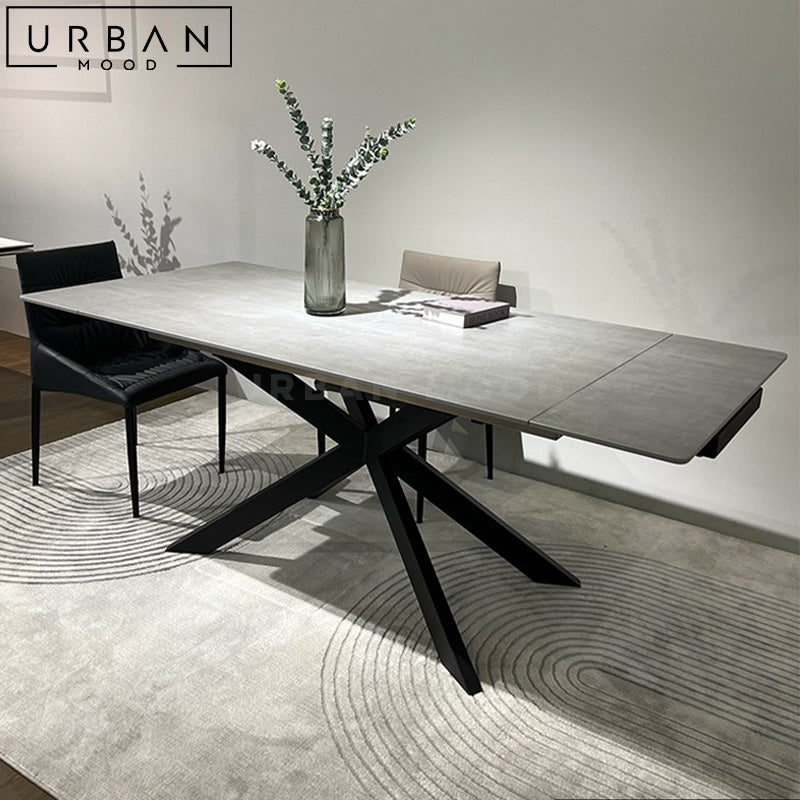 RSON Modern Extendable Sintered Stone Dining Table