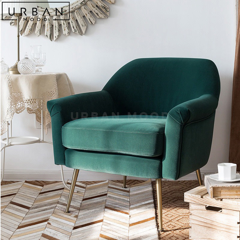 RYLEE Modern Velvet Armchair