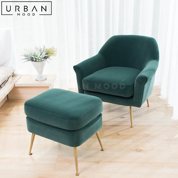 RYLEE Modern Velvet Armchair