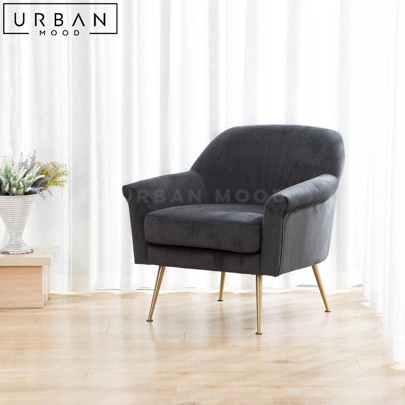 RYLEE Modern Velvet Armchair