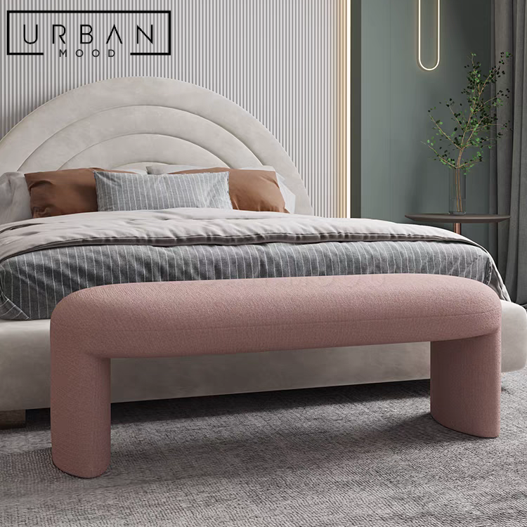 ROWLAND Modern Boucle Bench