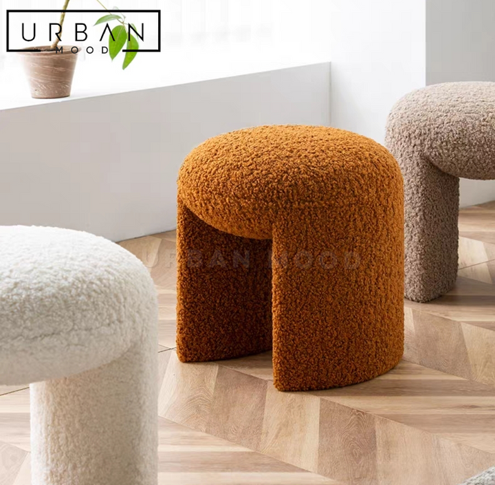 ROWLAND Modern Boucle Bench