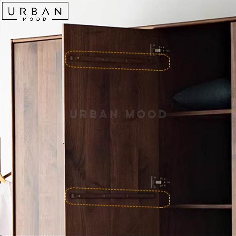 SALA Rustic Solid Wood Wardrobe