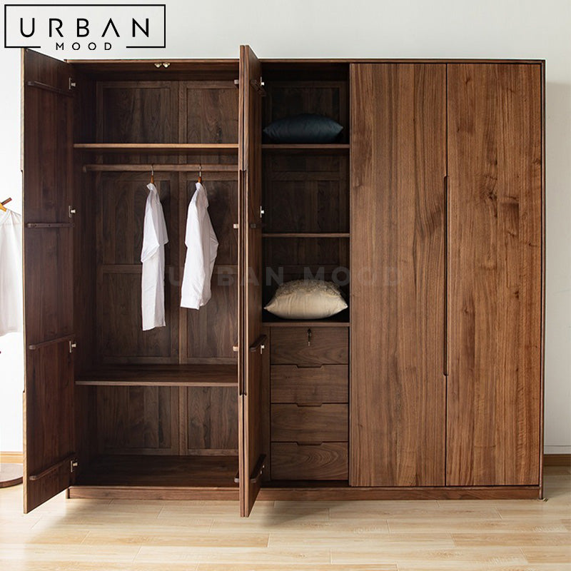 SALA Rustic Solid Wood Wardrobe