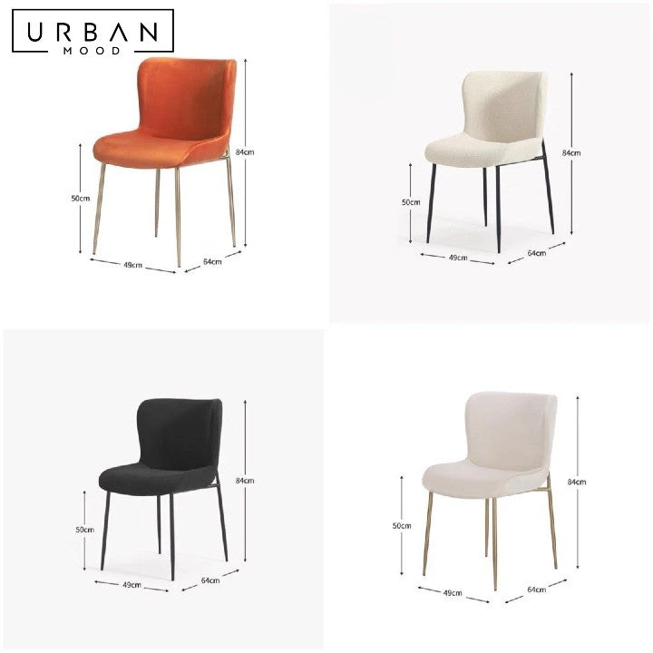 SEON Modern Fabric Dining Chair
