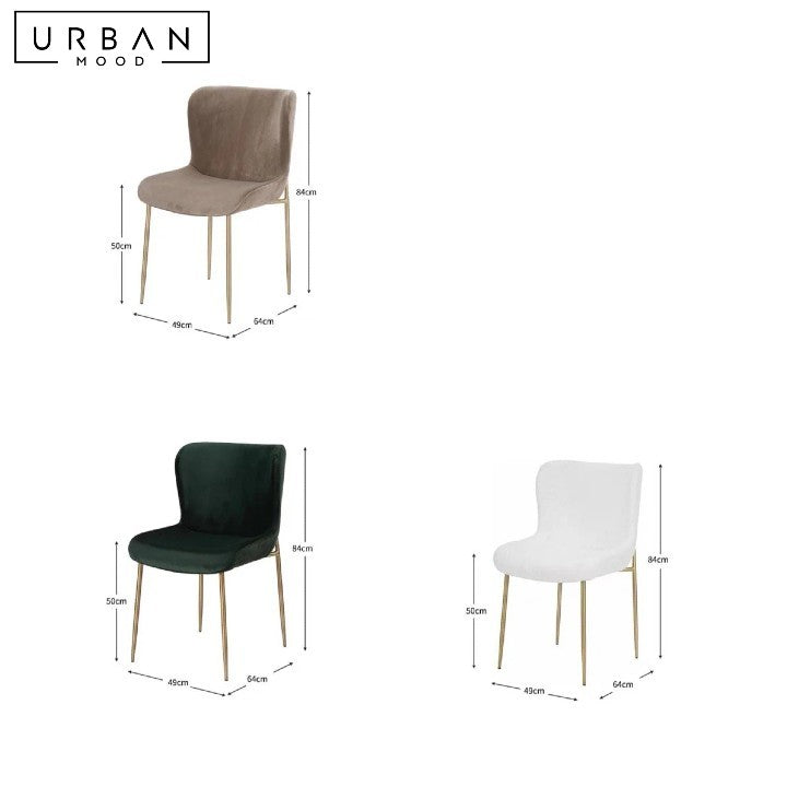 SEON Modern Fabric Dining Chair