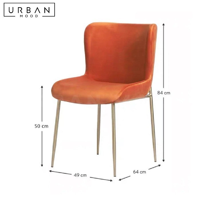 SEON Modern Fabric Dining Chair