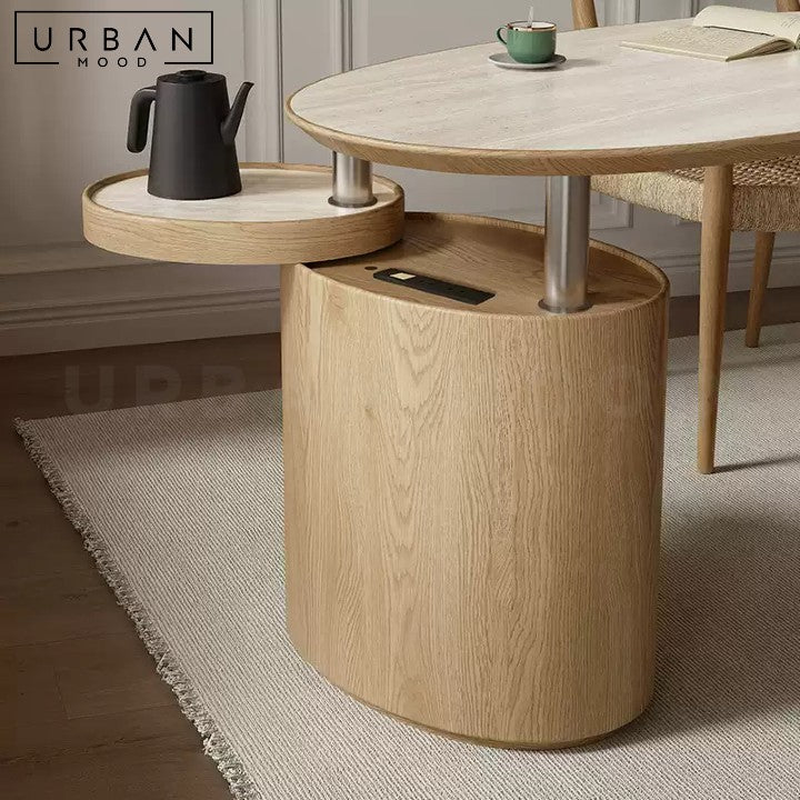 SHARON Japandi Sintered Stone Study Table