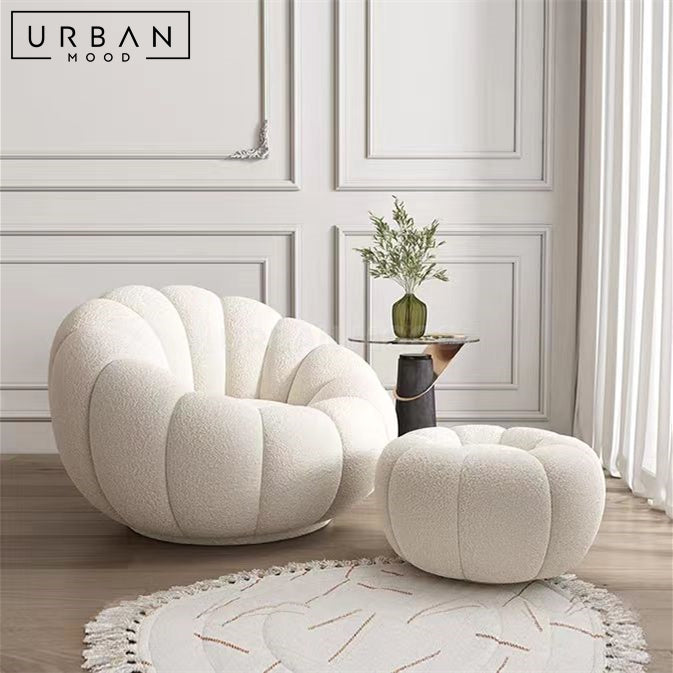 Spheral Modern Boucle Armchair – Urban Mood