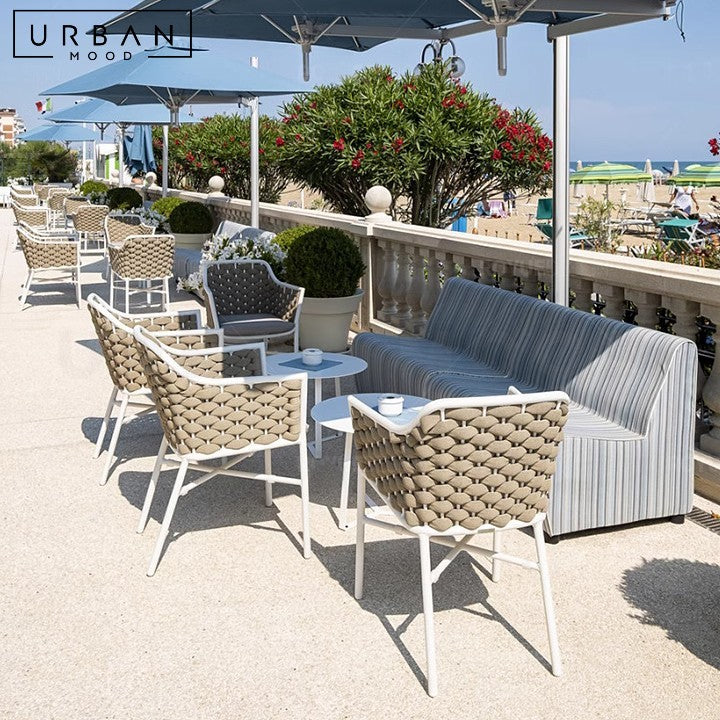 SUAREZ Modern Rattan Outdoor Dining Chair