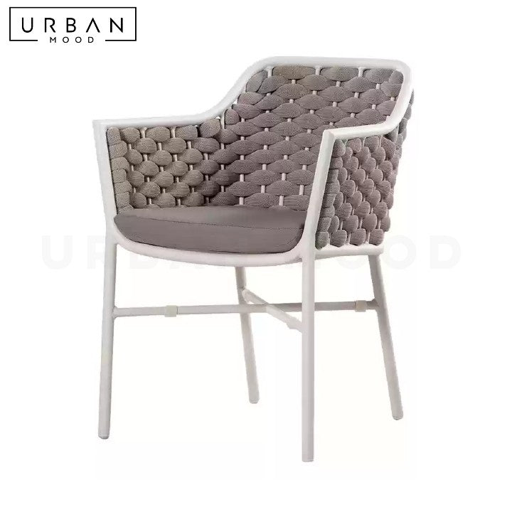 SUAREZ Modern Rattan Outdoor Dining Chair