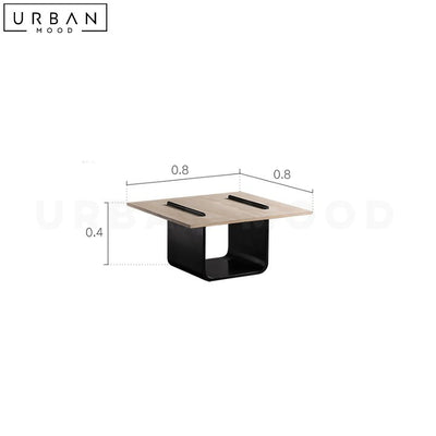 CHARS Modern Solid Wood Coffee Table