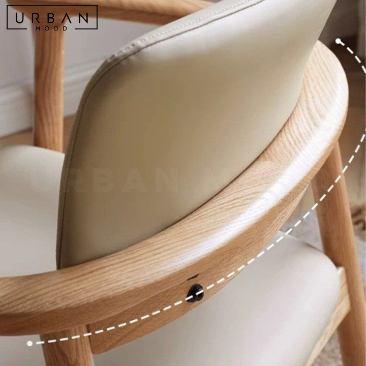 TALIE Modern Solid Wood Dining Chair