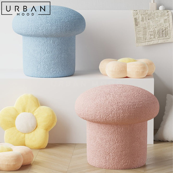 TALISA Modern Boucle Stool