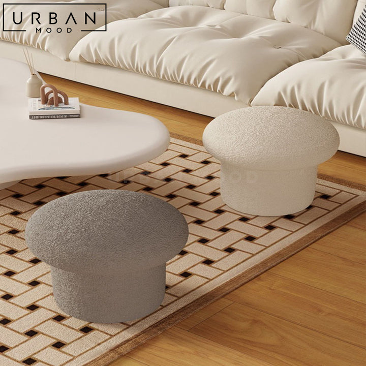 TALISA Modern Boucle Stool