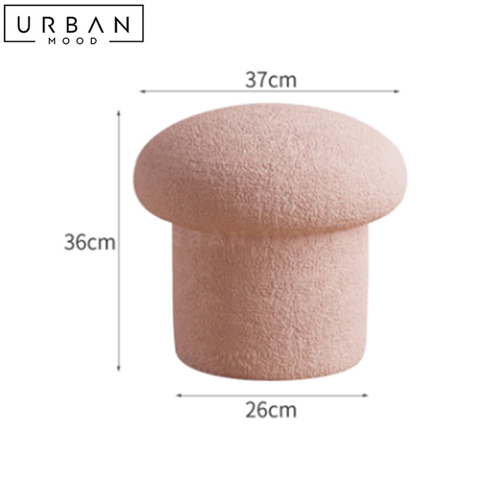 TALISA Modern Boucle Stool