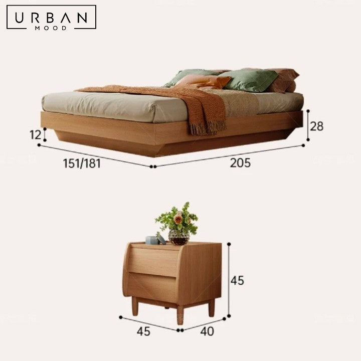 TATANA Japandi Storage Bedframe