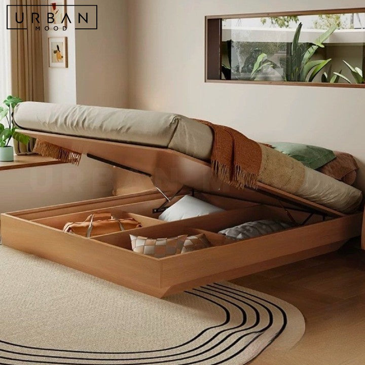 TATANA Japandi Storage Bedframe