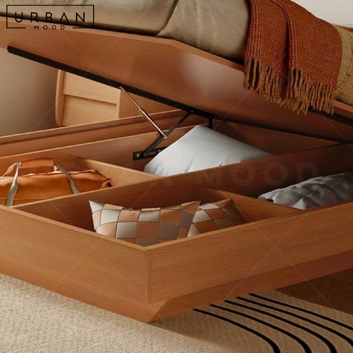 TATANA Japandi Storage Bedframe
