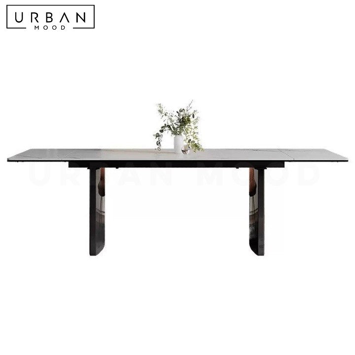 TAWN Modern Extendable Sintered Stone Dining Table