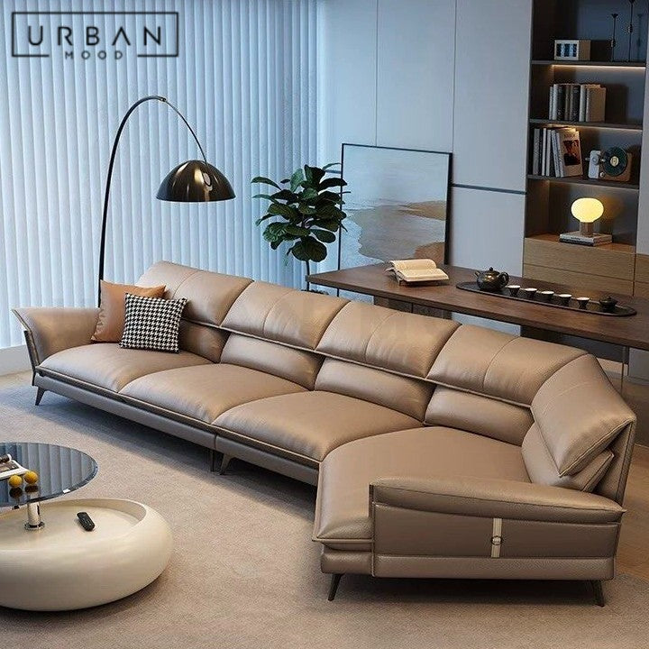 TIKKA Modern Leather Sofa
