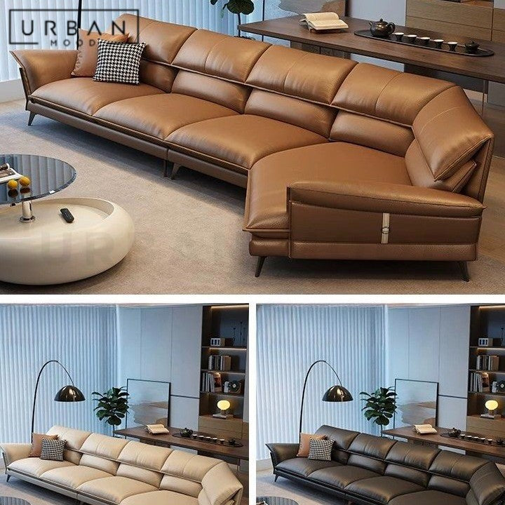 TIKKA Modern Leather Sofa