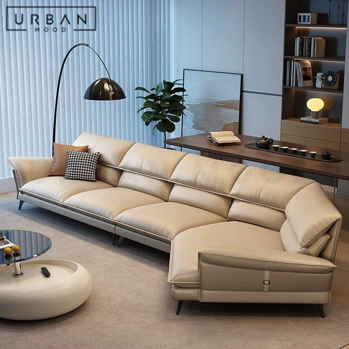 TIKKA Modern Leather Sofa