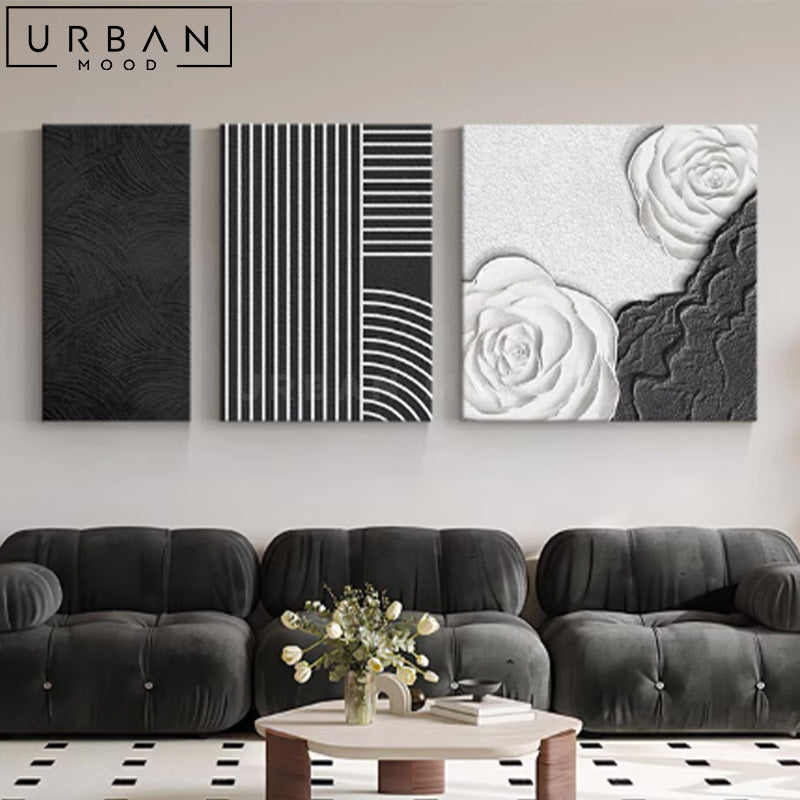 View of Modern Urban Wall Art Urban Art Mandala Design Stencil For Wall