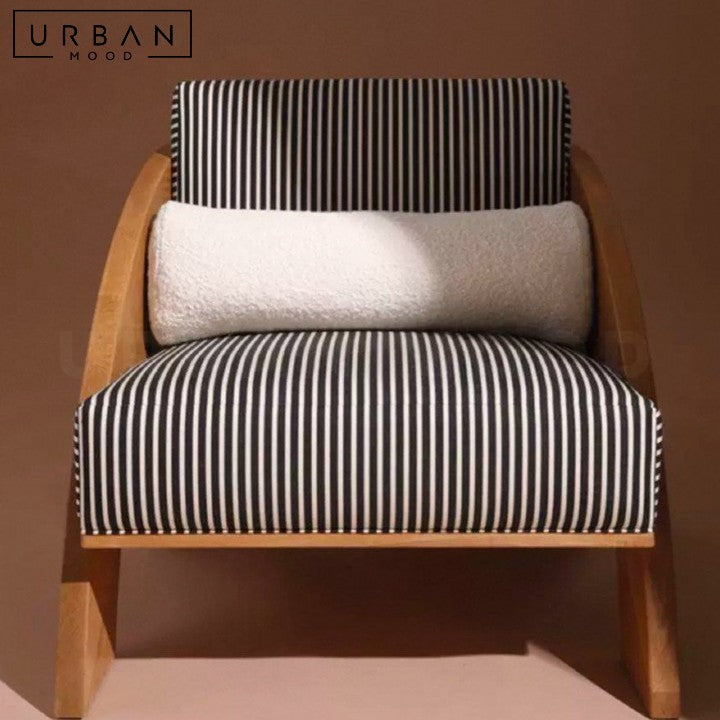 TOLA Modern Solid Wood Lounge Chair