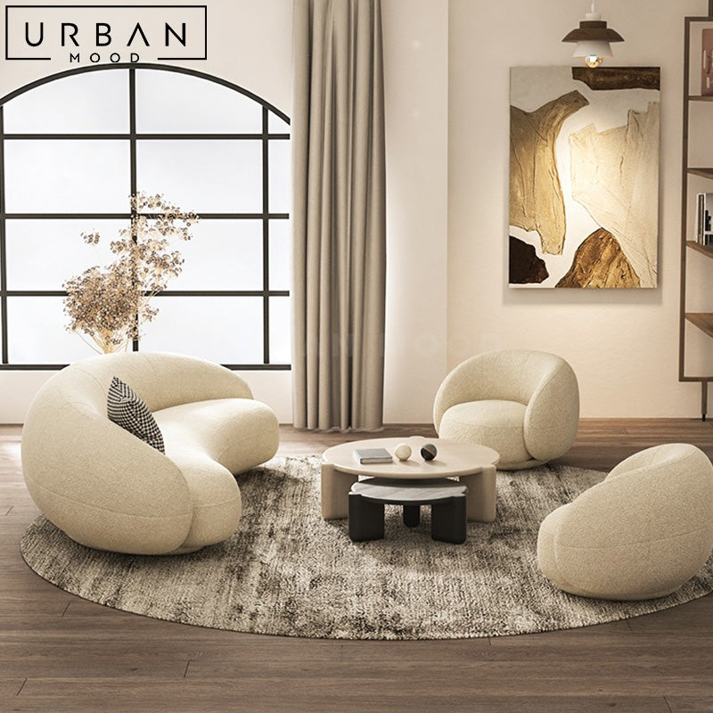 TOPPLE Modern Boucle Sofa