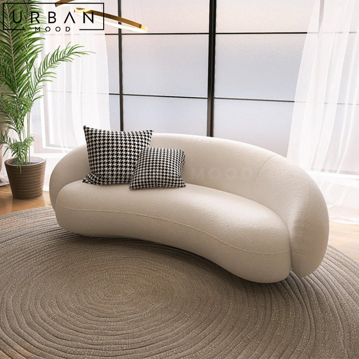 TOPPLE Modern Boucle Sofa
