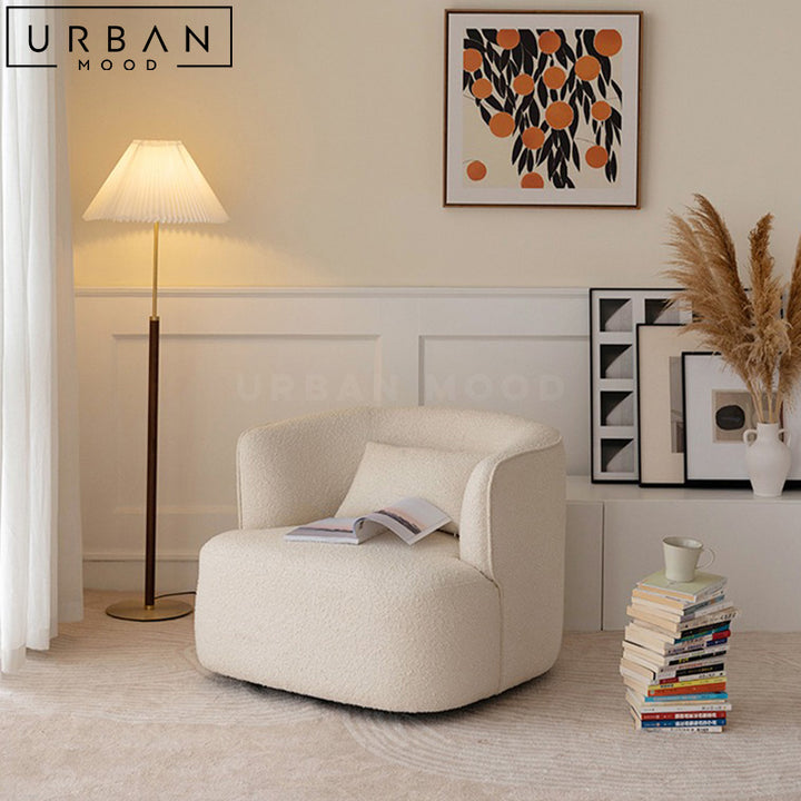 TURO Modern Boucle Leisure Chair