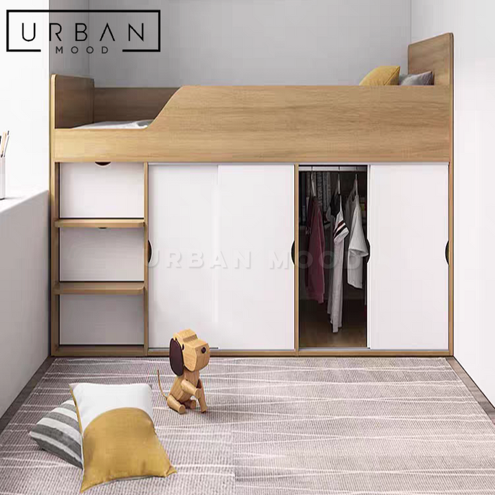 TANNER Japandi Storage Bedframe