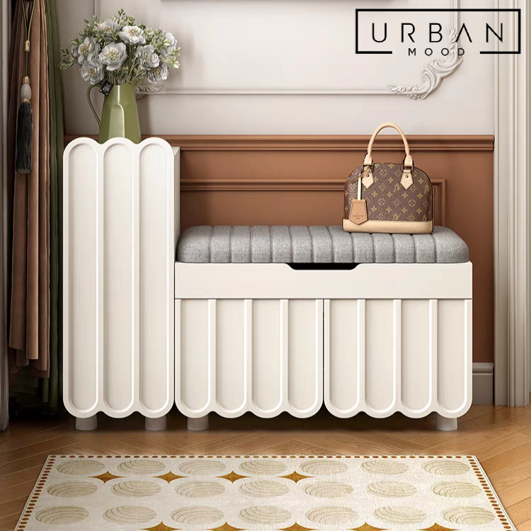 THULY Japandi Shoe Cabinet Bench – Urban Mood
