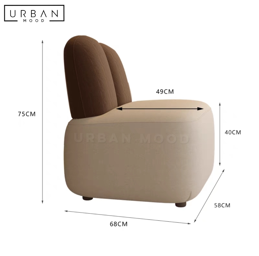 TIPPY Modern Leather Leisure Chair