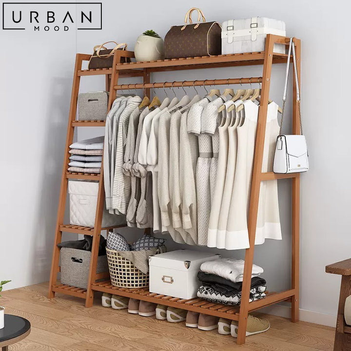 UGO Rustic Open Concept Wardrobe