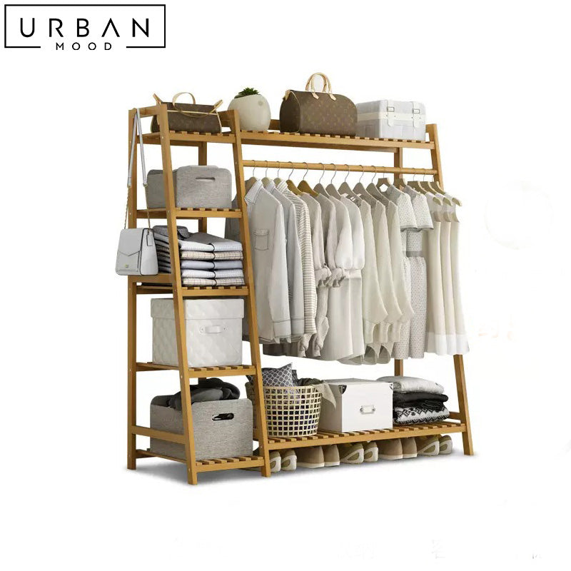 UGO Rustic Open Concept Wardrobe