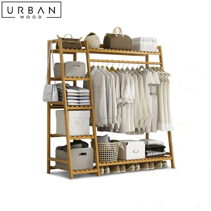 UGO Rustic Open Concept Wardrobe