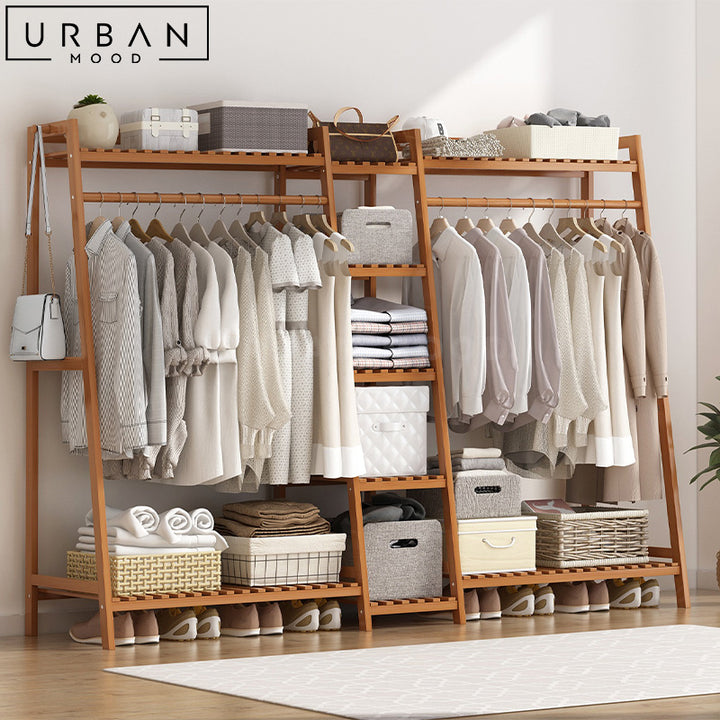 UGO Rustic Open Concept Wardrobe